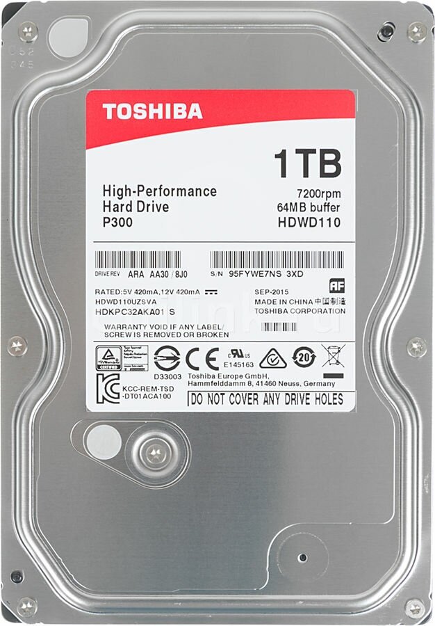 Жёсткий диск Toshiba - фото №5