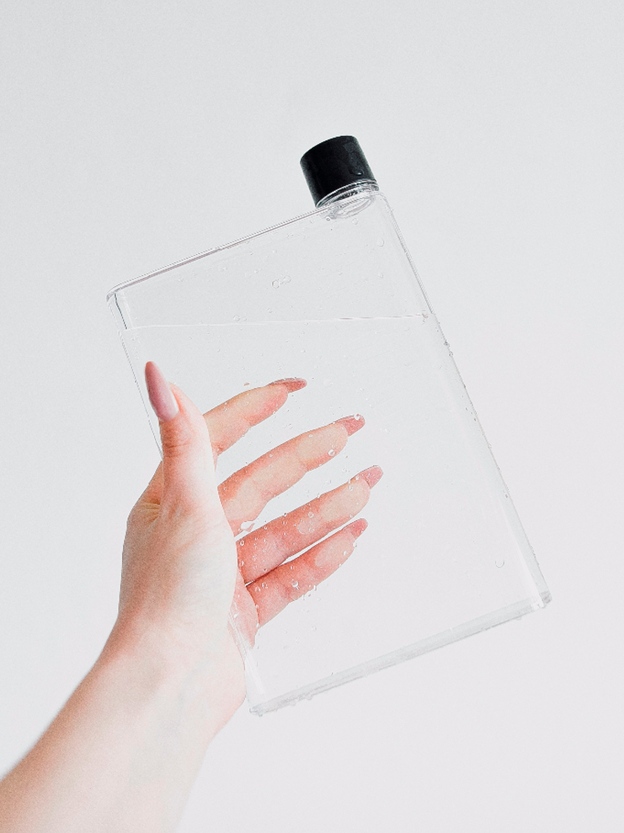 Плоская бутылка для воды спортивная детская 750 мл