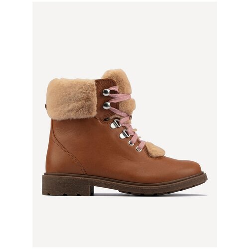 фото Детские ботинки clarks,цвет коричневый,размер32,5
