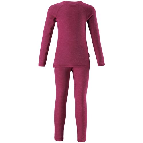 Комплект одежды Reima, лонгслив и легинсы, повседневный стиль, размер 150, розовый