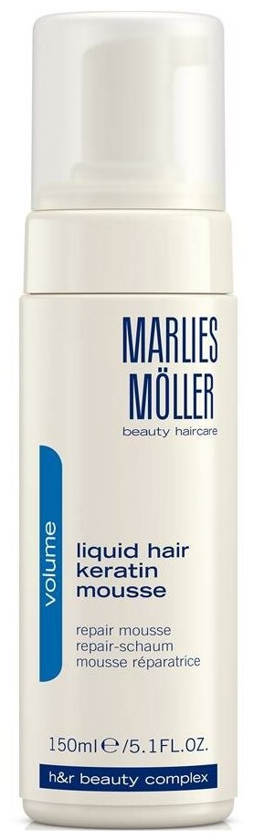 Marlies Moller Volume Мусс "жидкие волосы" восстанавливающий структуру волос, 150 мл
