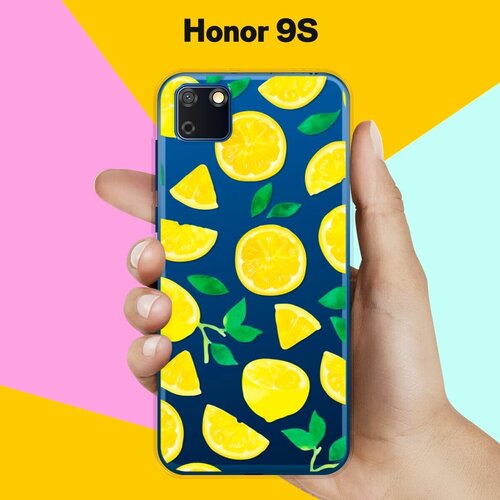 Силиконовый чехол на Honor 9S Узор из лимонов / для Хонор 9 эс силиконовый чехол на honor 9s узор из такс для хонор 9 эс