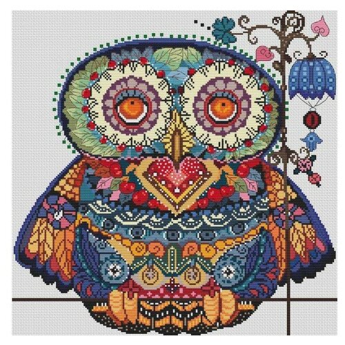 фото Набор для вышивания "сова" белоснежка