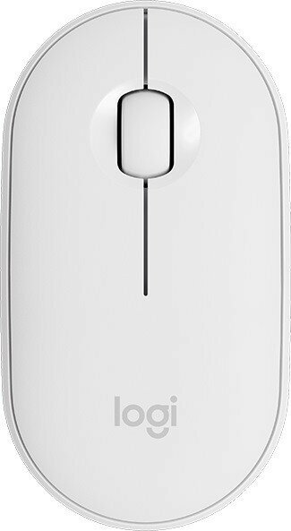 Мышь Logitech Wireless 2 Pebble M350, белый