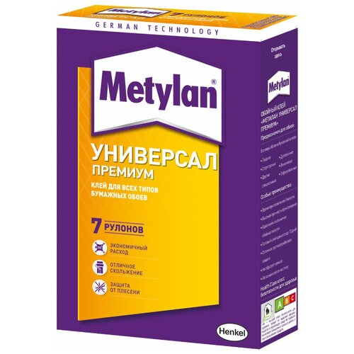Клей для виниловых обоев Metylan Универсал Премиум 0.15 л 0.15 кг клей метилан винил премиум 300г момент б0008040