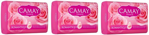 Camay Мыло Romantique туалетное, 3 шт. x 85 г