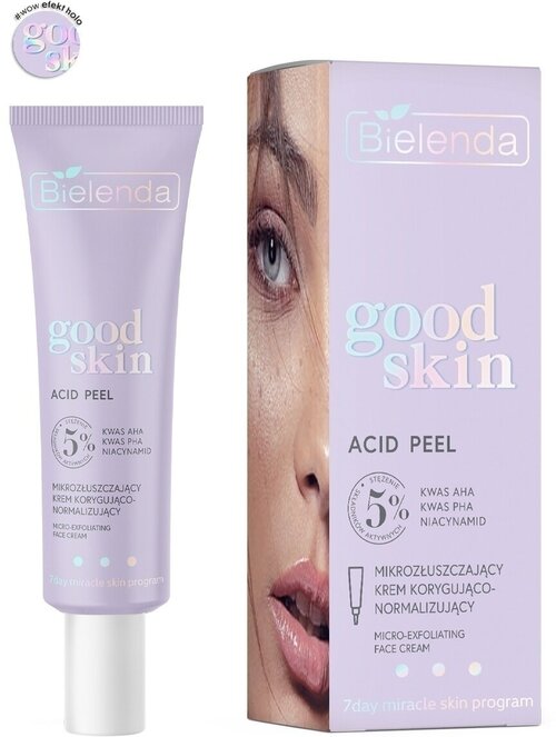 GOOD SKIN ACID PEEL Микро-отшелушивающий коррект. и нормализующий крем с AHA+PHA кислотами 50мл