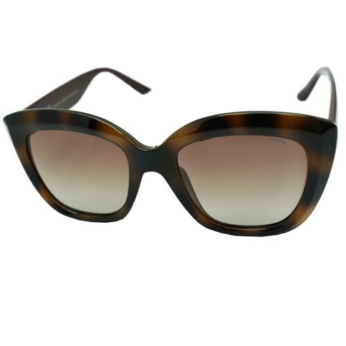 Солнцезащитные очки Invu, кошачий глаз, градиентные, поляризационные, с защитой от УФ, для женщин, черепаховый