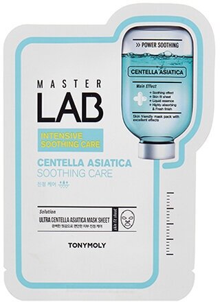 Tony Moly Маска тканевая с центеллой азиатской - Master lab centella asiatika mask sheet, 28мл