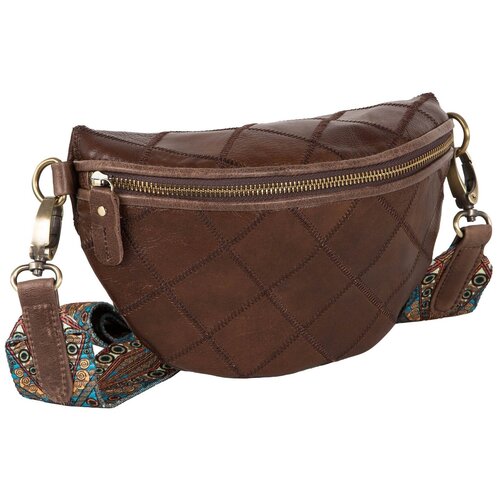 фото Женская сумка из кожи 0500918-2 коричневый polar