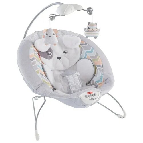 фото Fisher-price® шезлонг «плюшевый щенок» делюкс fisher price