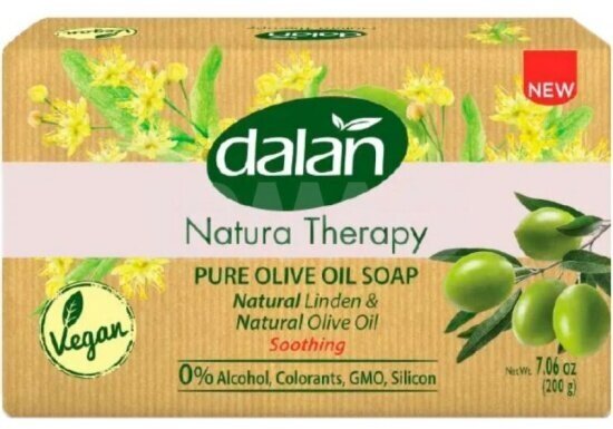 Мыло натуральное Dalan Natura Therapy Антистресс Терапия липой 200г Dalan Kimya End. A.S. - фото №8