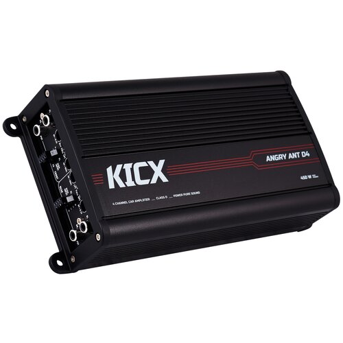 Усилитель 4-канальный 450 Вт класс D 1 шт KICX Angry Ant D4 1277100₽