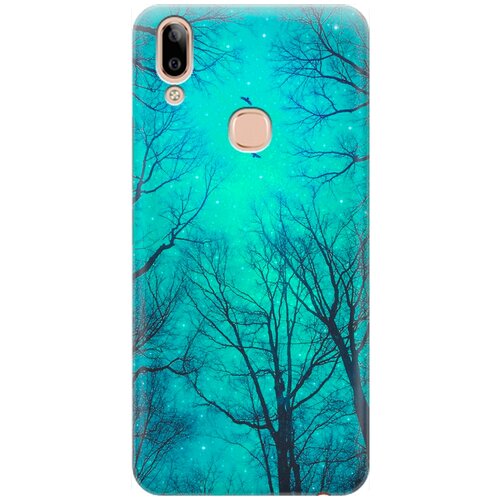 фото Re:pa накладка transparent для vivo y85 / v9 с принтом "голубое небо в ветках"