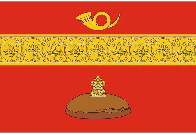 Флаг Басманного района. Размер 135x90 см.