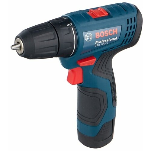 Аккумуляторная дрель-шуруповерт BOSCH GSR 120-LI 12 В 20Ач х2 кейс 970000₽