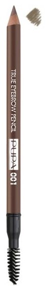 Карандаш для бровей Pupa True Eyebrow Pensil, тон 001 светлый