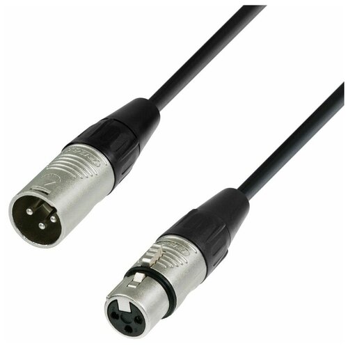 ADAM HALL K4 MMF 2000 микрофонный кабель XLR(F)-XLR(M), REAN, 20м dmx кабель 3 pin xlr m xlr f 3м adam hall k3 dmf 0300