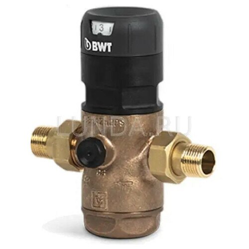 Редуктор давления BWT D1 Red 1/2”, бессвинцовая бронза 125300283