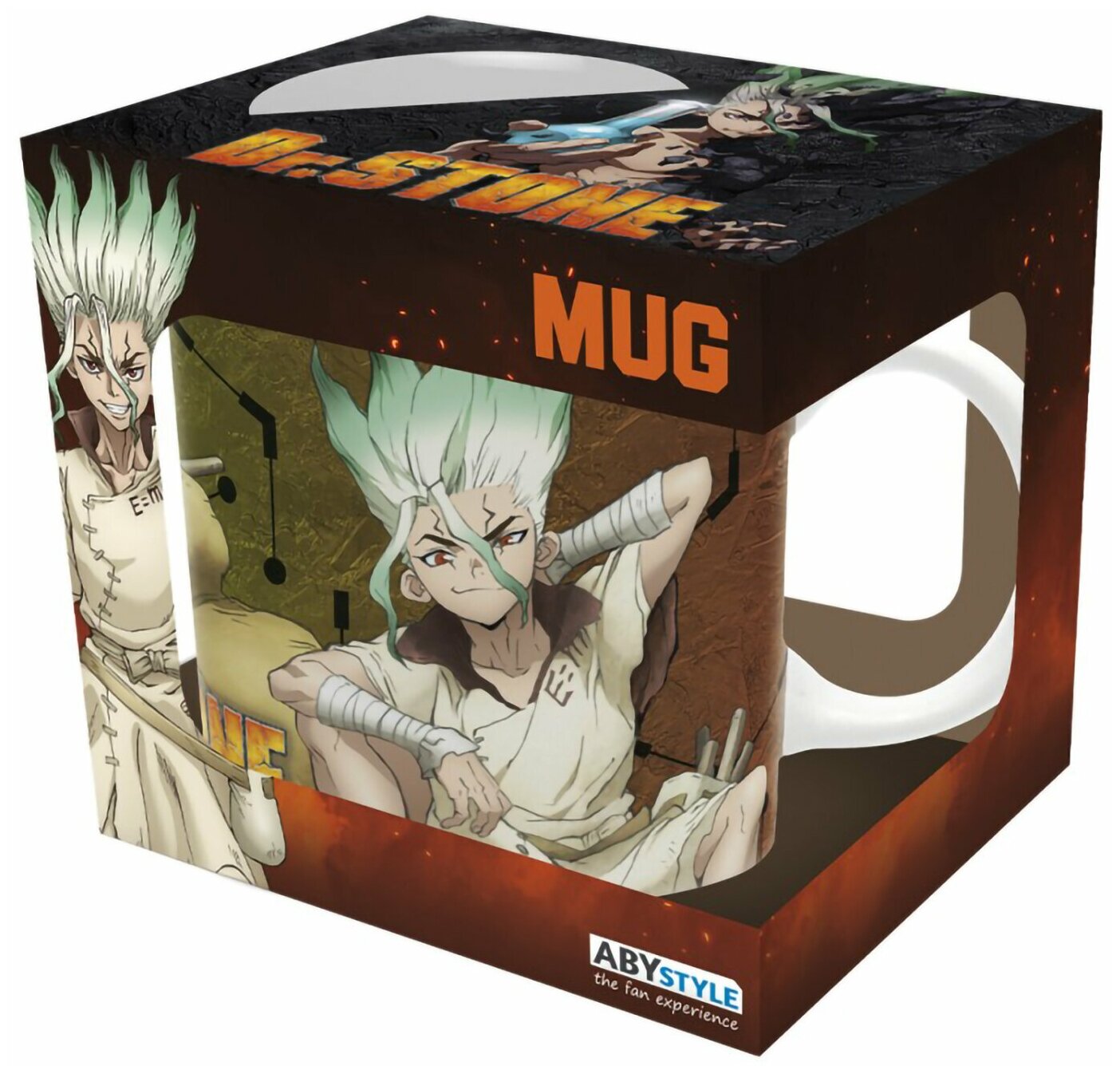 Кружка ABYstyle Dr Stone Mug Tsukasa & Senku ЭМСИ - фото №2