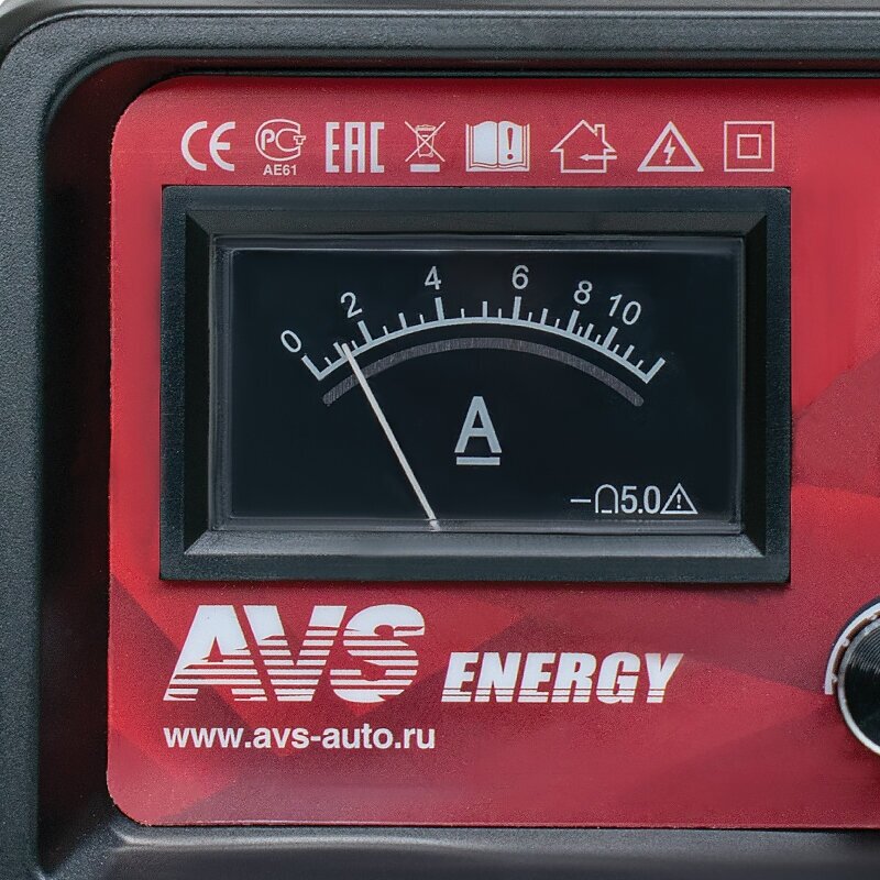 Зарядное устройство AVS BT-6025 для автомобильного аккумулятора (10A) 6/12V 43722