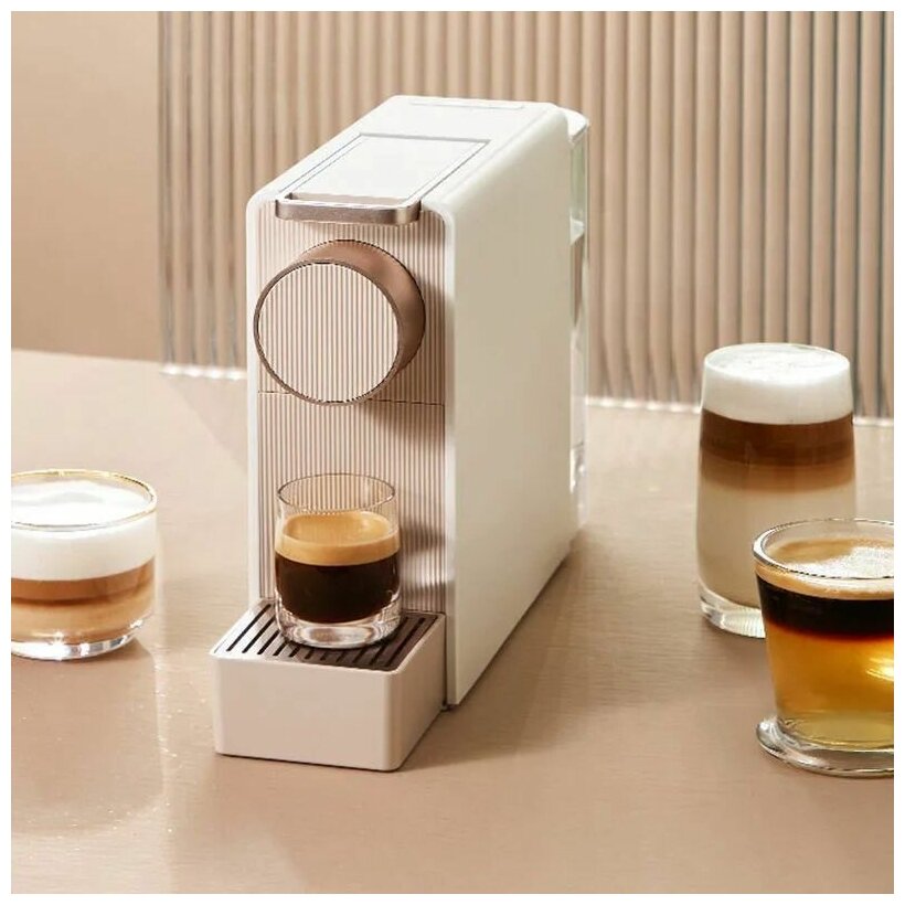 Кофемашина Scishare Capsule Coffee Machine Mini S1201 Gold — фото 1
