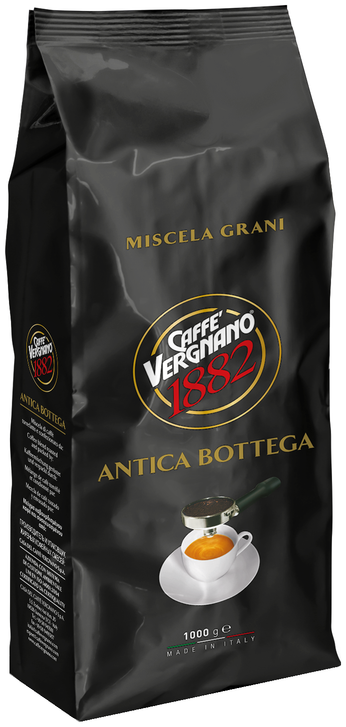 Кофе Vergnano antica bottega зерновой 1000 г - фото №2