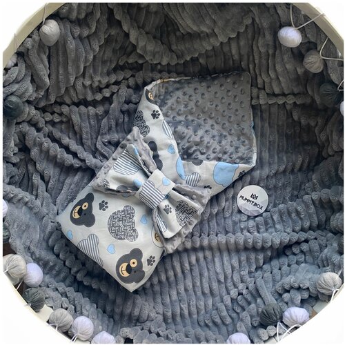 Конверт - одеяло на выписку MUMMY.BOX летний, для новорождённых в кровать, в коляску для малышей