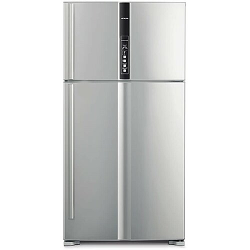 Холодильник двухкамерный Hitachi R-V720PUC1 BSL Cеребристый многокамерный холодильник hitachi r x 690 gu x зеркальный