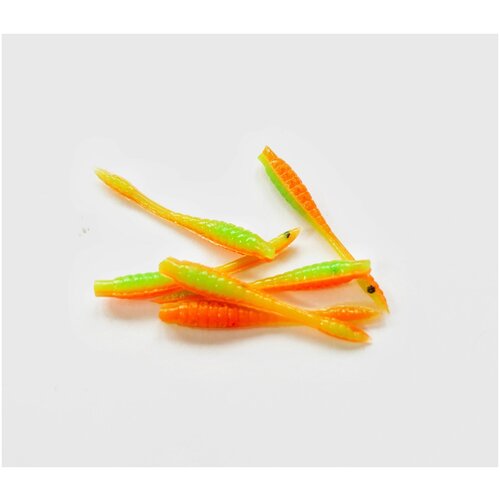 Силиконовая приманка для мормышки TWorm 25 мм, цвет Арбуз/ Arbuz, уп. 20 шт.