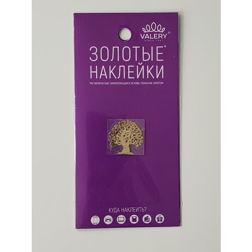Стикер на телефон золотой