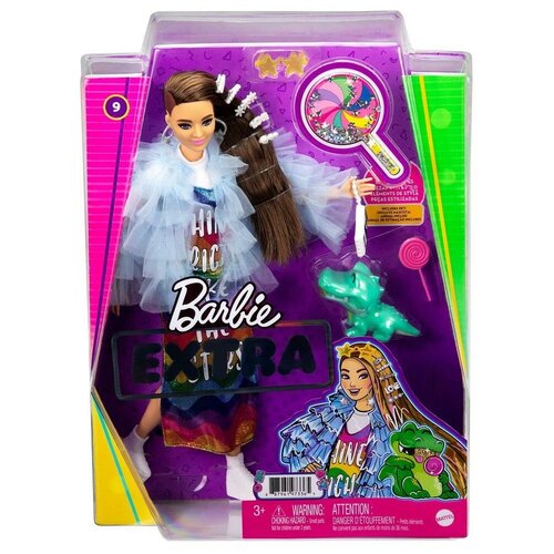 Кукла Mattel Barbie Экстра в желтом пальто