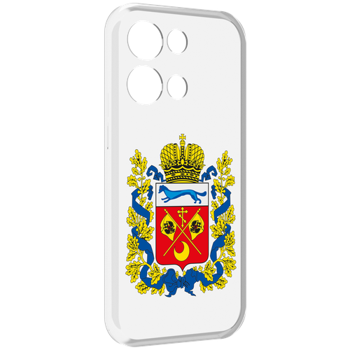Чехол MyPads герб-оренбургская-область для OPPO Reno8 Pro задняя-панель-накладка-бампер