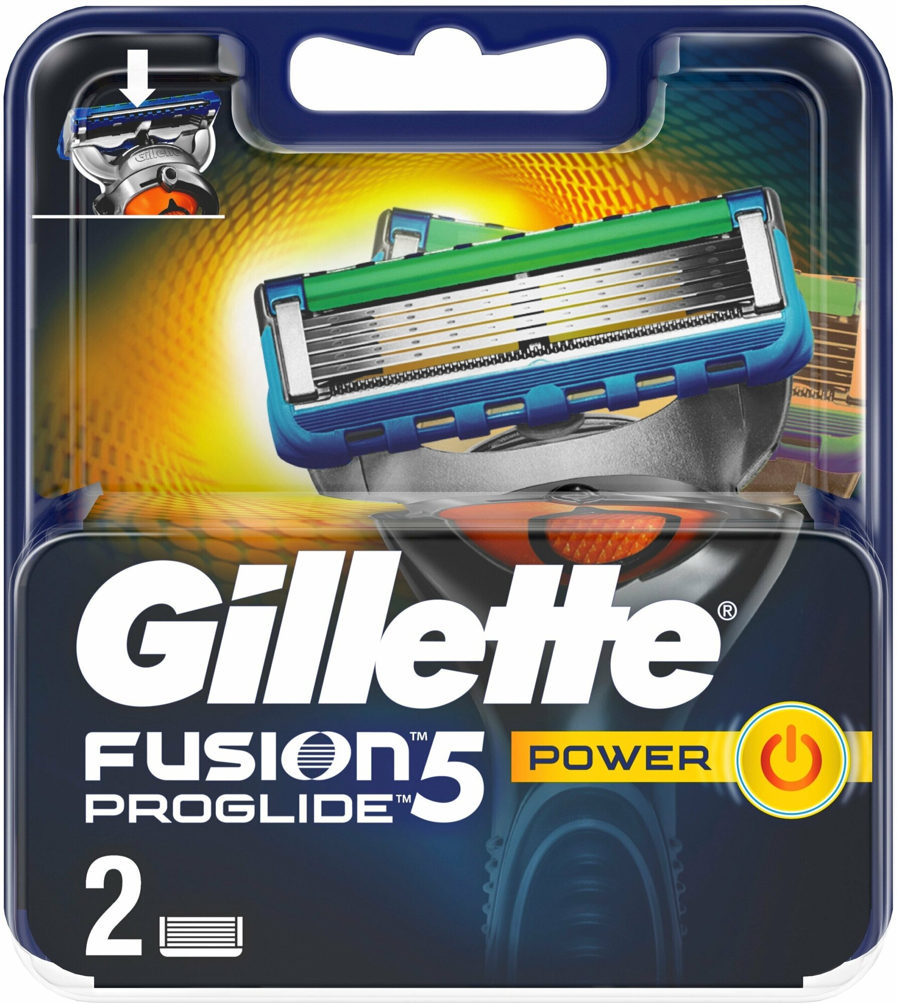 кассеты GILLETTE Fusion Pro Glide Power 4шт - фото №20