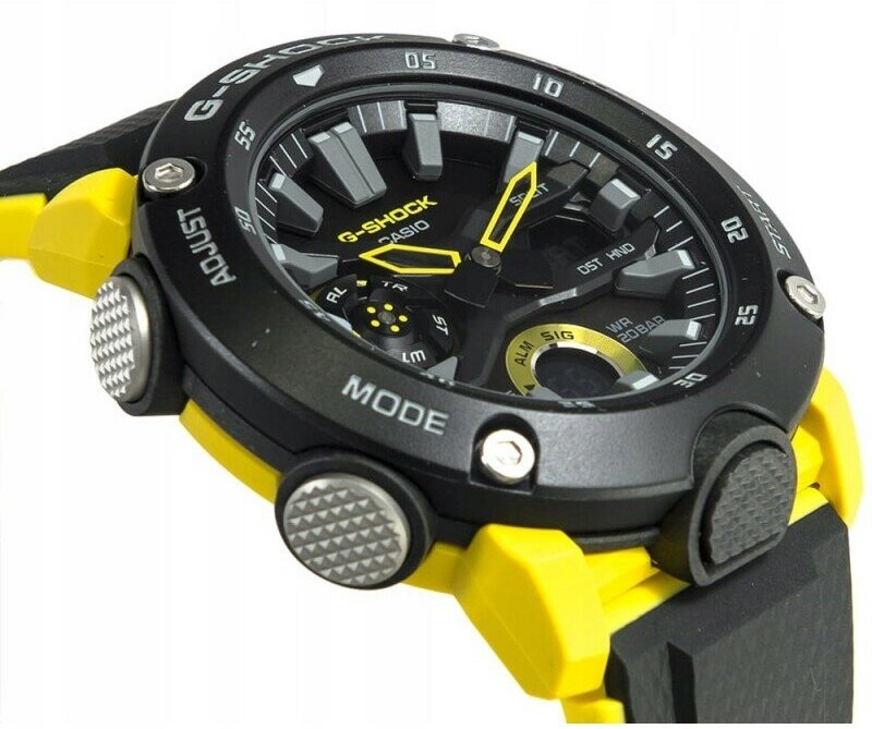 Наручные часы CASIO G-Shock, черный/желтый — фото 1
