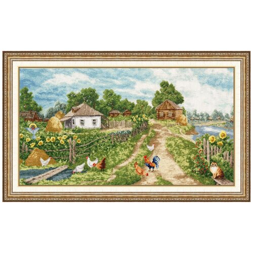 фото Золотое руно набор для вышивания мд-014 деревенька