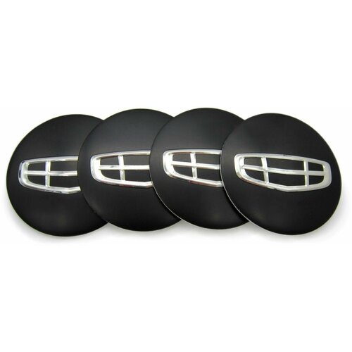 Наклейки на колесные диски и колпаки Geely 54 мм алюминий сфера