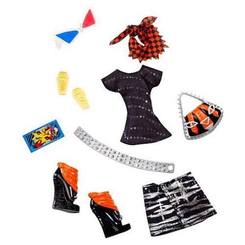 фото Одежда куклы monster high outfit fashion pack w1 toralei stripe 2011.11 w9126 monster high (mattel)