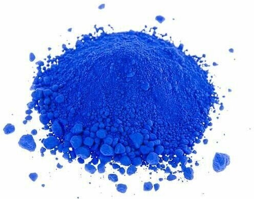 Пигмент Синий 1кг (краситель) для резиновой крошки, гипса, бетона, тротуарной плитки, изготовления искусственного камня, эпоксидной смолы