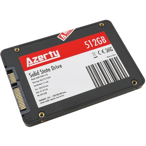 Жесткий диск SSD 2.5' 512Gb Azerty Bory R500 512G жесткий диск ssd azerty m 2 2280 nvme 512gb br 512g