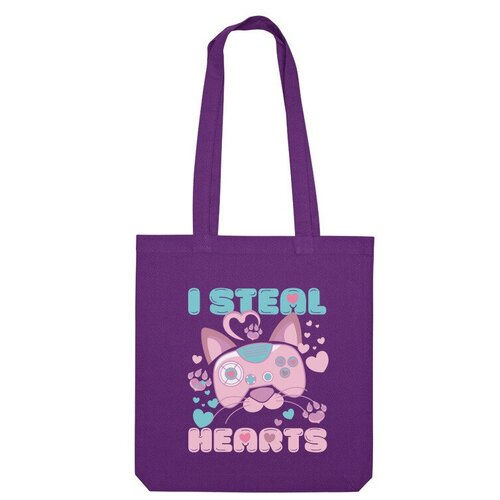 фото Сумка шоппер us basic, фиолетовый