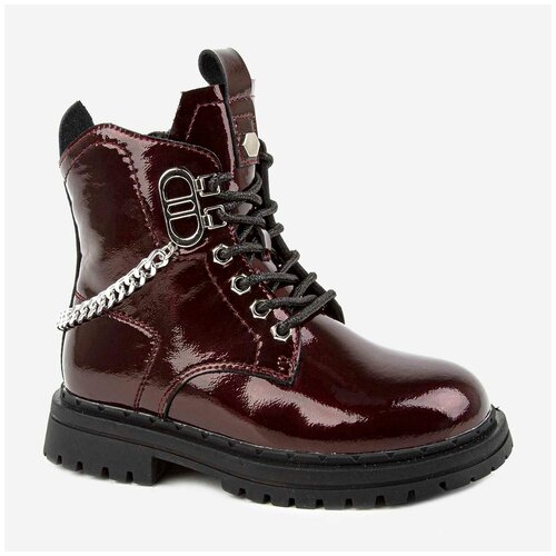 фото Ботинки для девочек kapika 53560ук-1 бордовый, размер 35