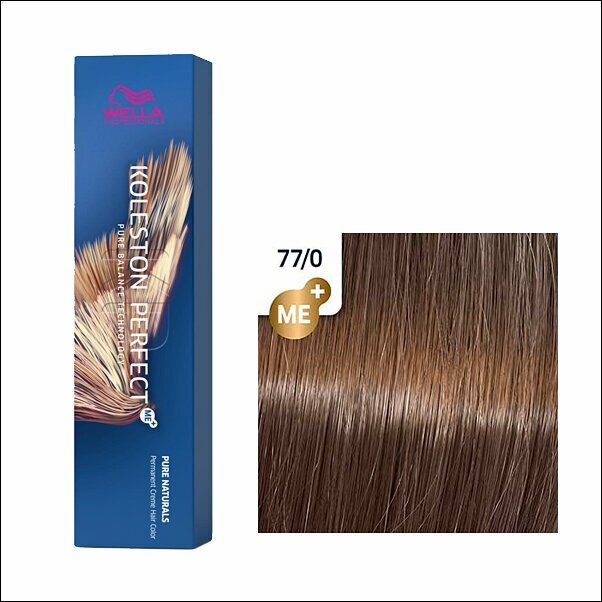 Wella Professionals Koleston Perfect Me+ краска для волос 77/0 блонд интенсивный натуральный PURE NATURALS