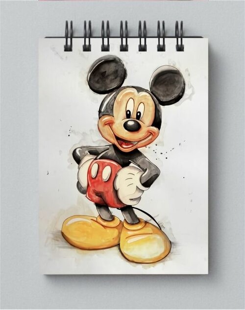 Блокнот Mickey Mouse, Микки Маус №17, Размер А5: 15 на 21 см