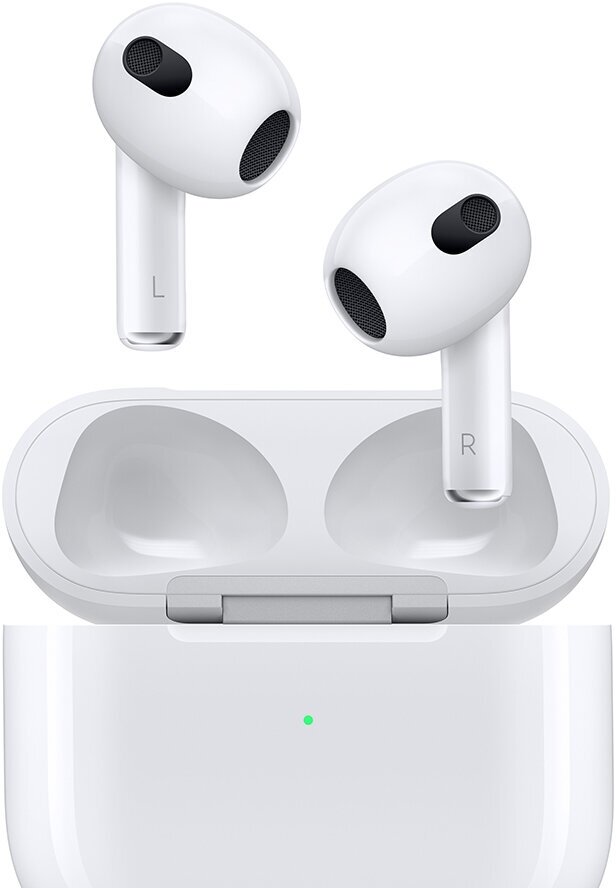 Беспроводные наушники Apple AirPods 3 MagSafe (2021) в зарядном футляре, белый
