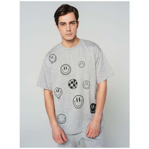 фото Футболка с кор.рукавом твое 79074 размер l, светло-серый меланж, men