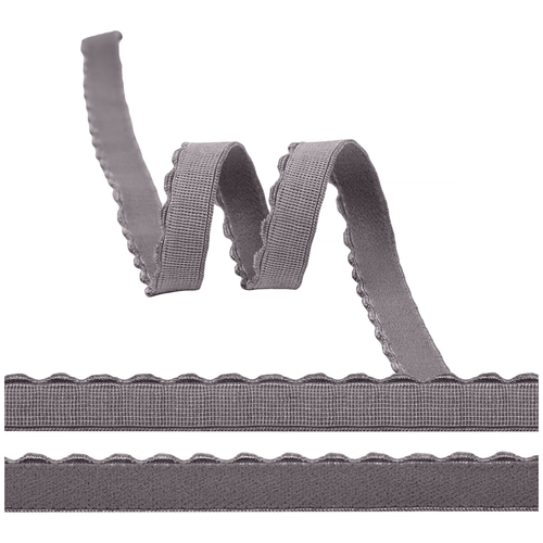 Резинка TBY бельевая (отделочная) арт. ЕТ-1 12мм цв. S222 шиншилла уп. 50 м резинка tby бельевая отделочная арт ет 1 12мм цв f102 сумрачно белый уп 50 м