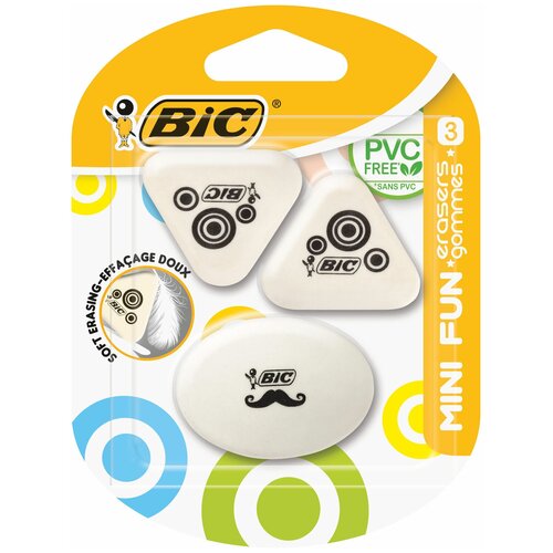 Ластик BIC Mini Fun 3 шт