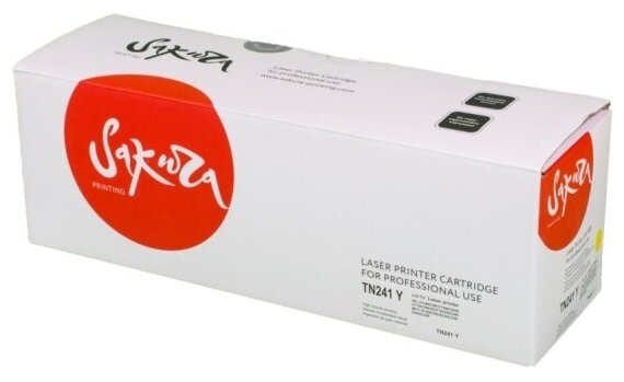 Картридж Sakura Printing Sakura TN241Y для Brother HL-3150CDW/HL-3170CDW/DCP-9020CDW/MFC-9140CDN/MFC-9330CDW/MFC-9340CDW/HL-3140CW, желтый, 1400 к.