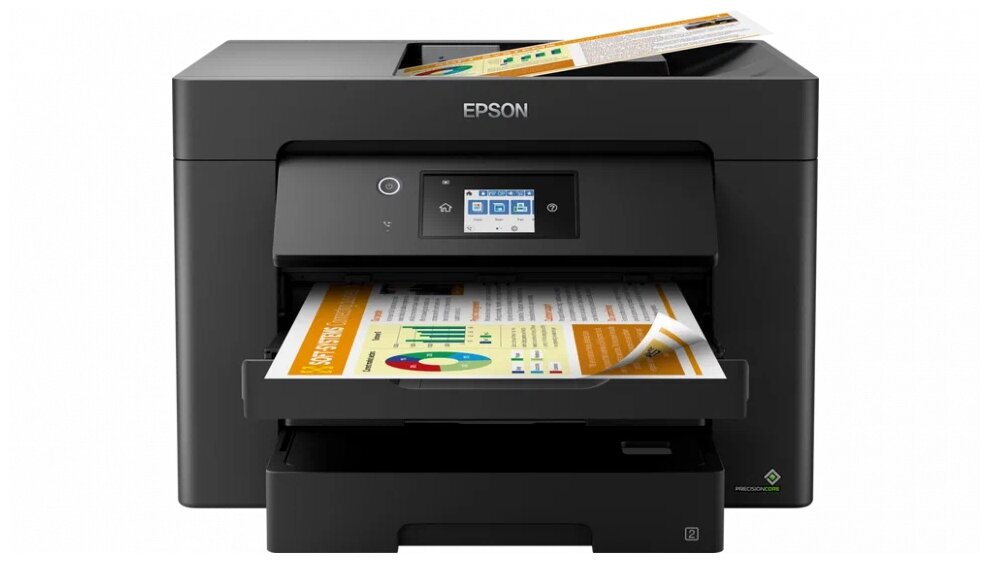 МФУ струйное Epson WF-7835DTWF цветн. A3